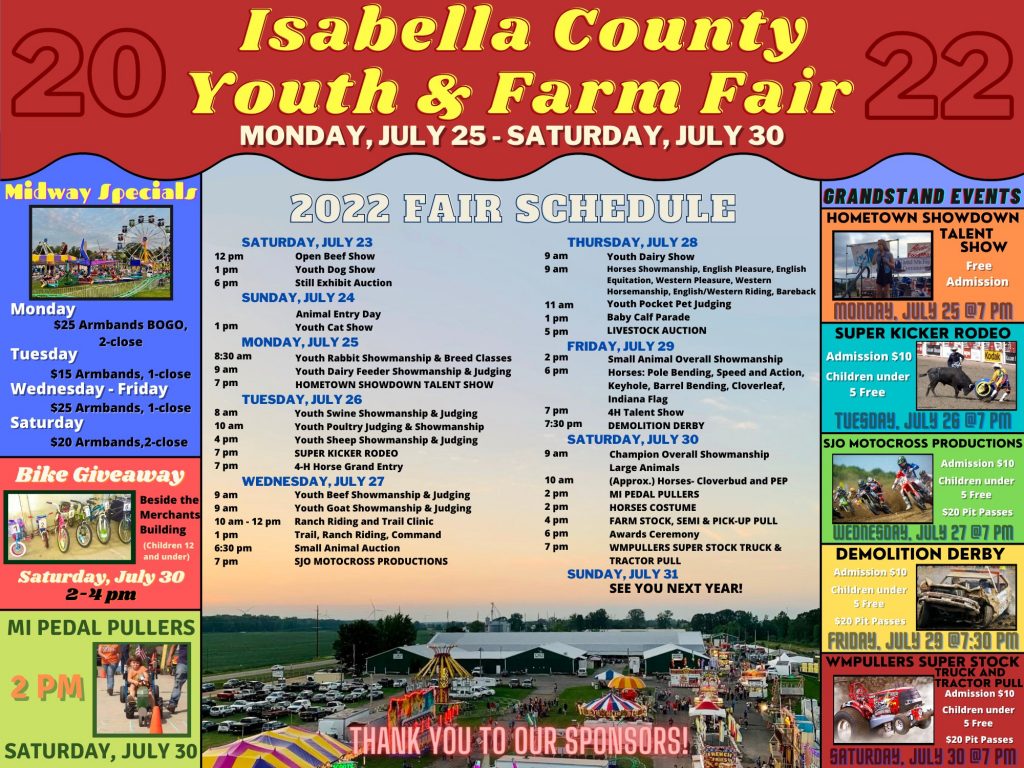 Mt. Pleasant Isabella County Fair Isabella County Fair Grounds